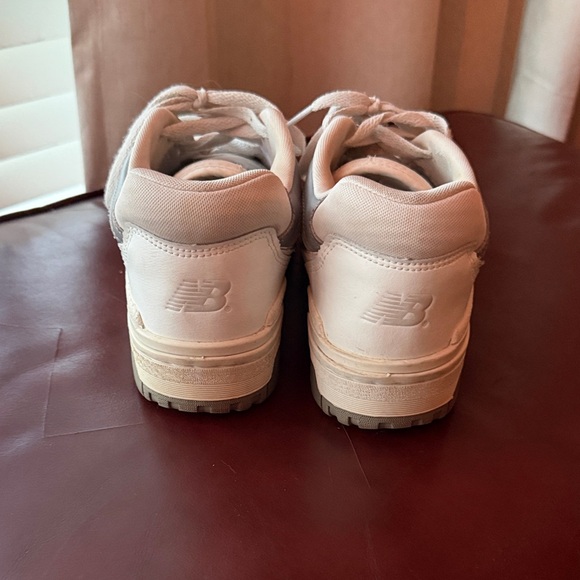 New Balance 550 White Grey Lace Up Sneakers Shoes - Picture 4 of 8